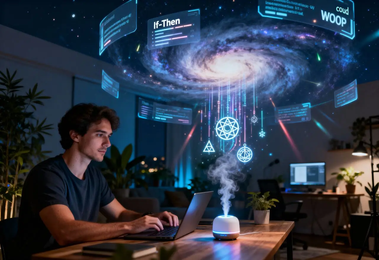 宇宙 Wi-Fi 連線術：用香氛把「意圖」上傳雲端，啟動你的高頻顯化配方