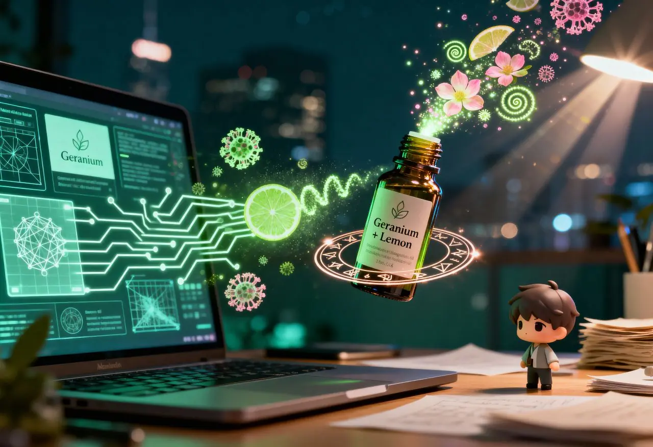 創造力一鍵解鎖：用 天竺葵＋檸檬 把腦內雜訊關靜音，讓靈感自己跑來